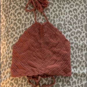 pink crop top, size medium, from kendall and kylie